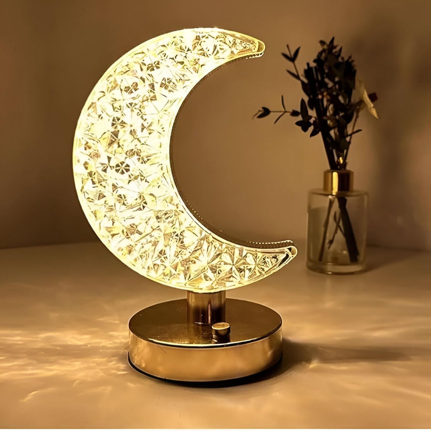 Moon Shape Bedroom Table Lamp